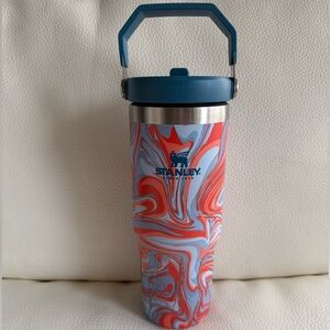 Stanley Ice Flow Flip Straw Tumbler 30oz, POOL SWIRL